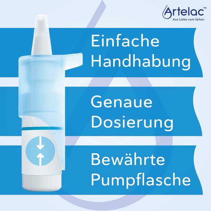 Artelac Splash MDO Augentropfen bei trockenen Augen, 1X10 ml