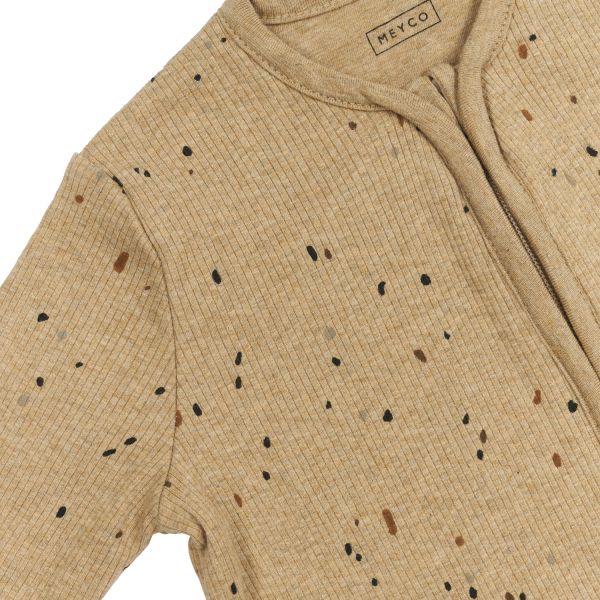 Meyco Rib Mini Spot Slaapzak - 70 cm - Toffee