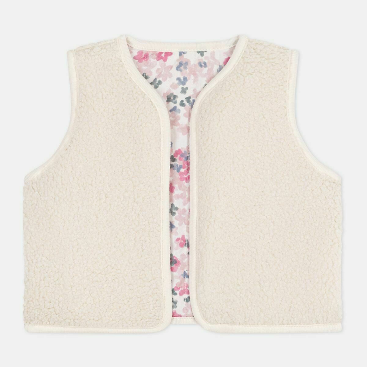 PETIT BATEAU<br>Colete acolchoado reversível sem mangas