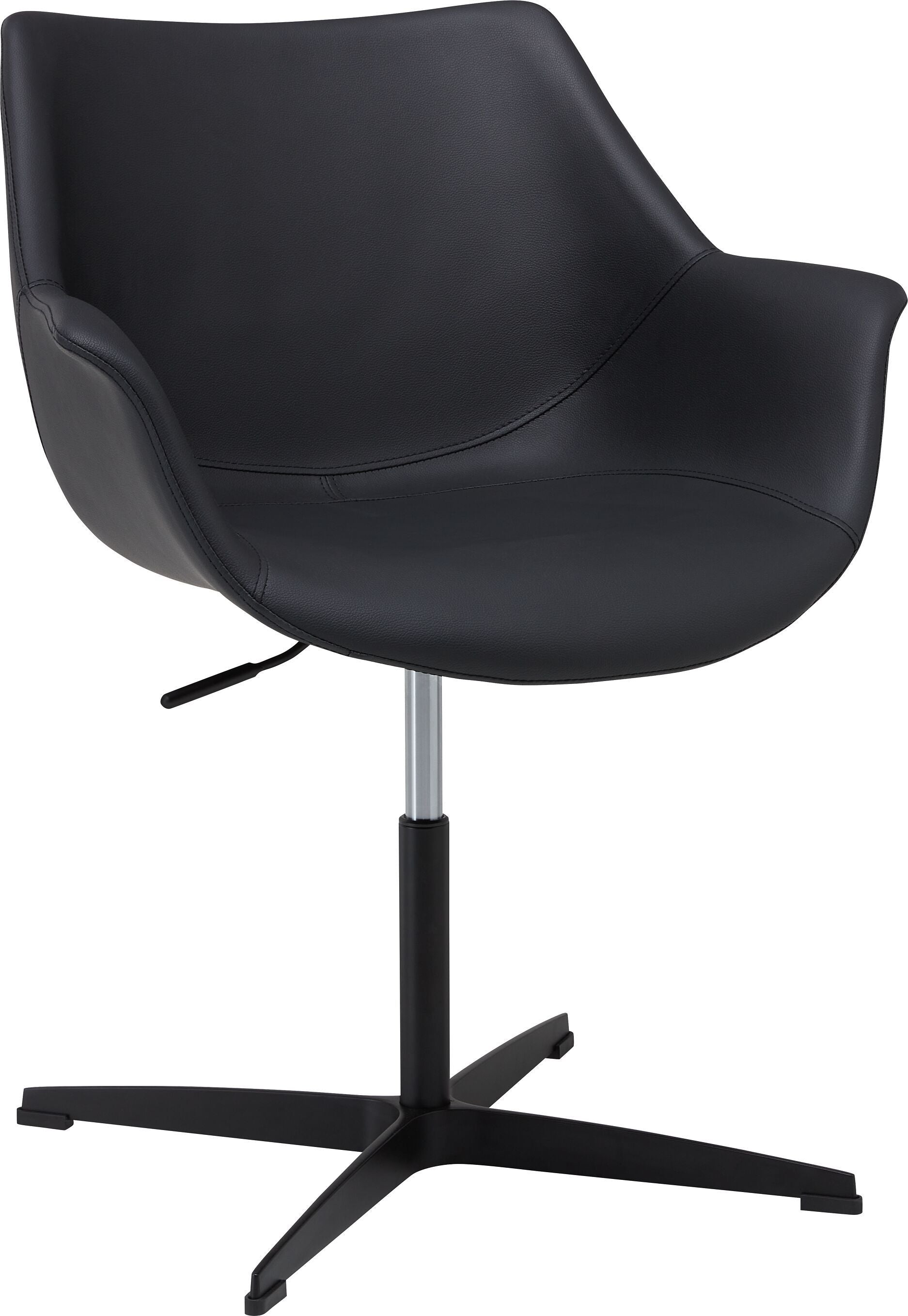 MELVIN Bürostuhl - Schwarz / B: 66.0 cm x T: 61.0 cm x H: 89.0 cm
