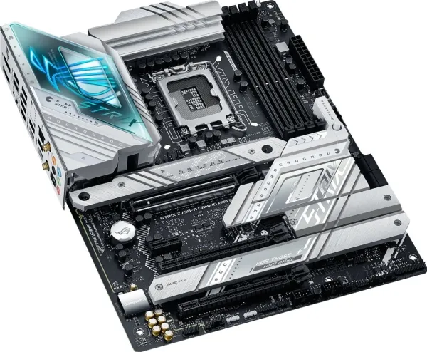 ASUS ROG Strix Z790-A Gaming WiFi D4 - Bundkort - ATX - LGA1700 sokkel - Z790 Chipset - USB 3.2 Gen 2x2, USB 3.2 Gen 2, USB-C 3.2 Gen2, USB 3.2 Gen 1 - 2.5 Gigabit LAN, Wi-Fi 6, Bluetooth - onboard grafik (CPU påkrævet) - HD Audio (8-kanaler)