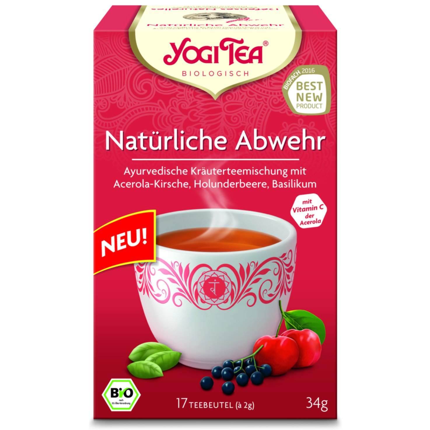 Yogi Tea Bio Natürliche Abwehr 17 Beutel