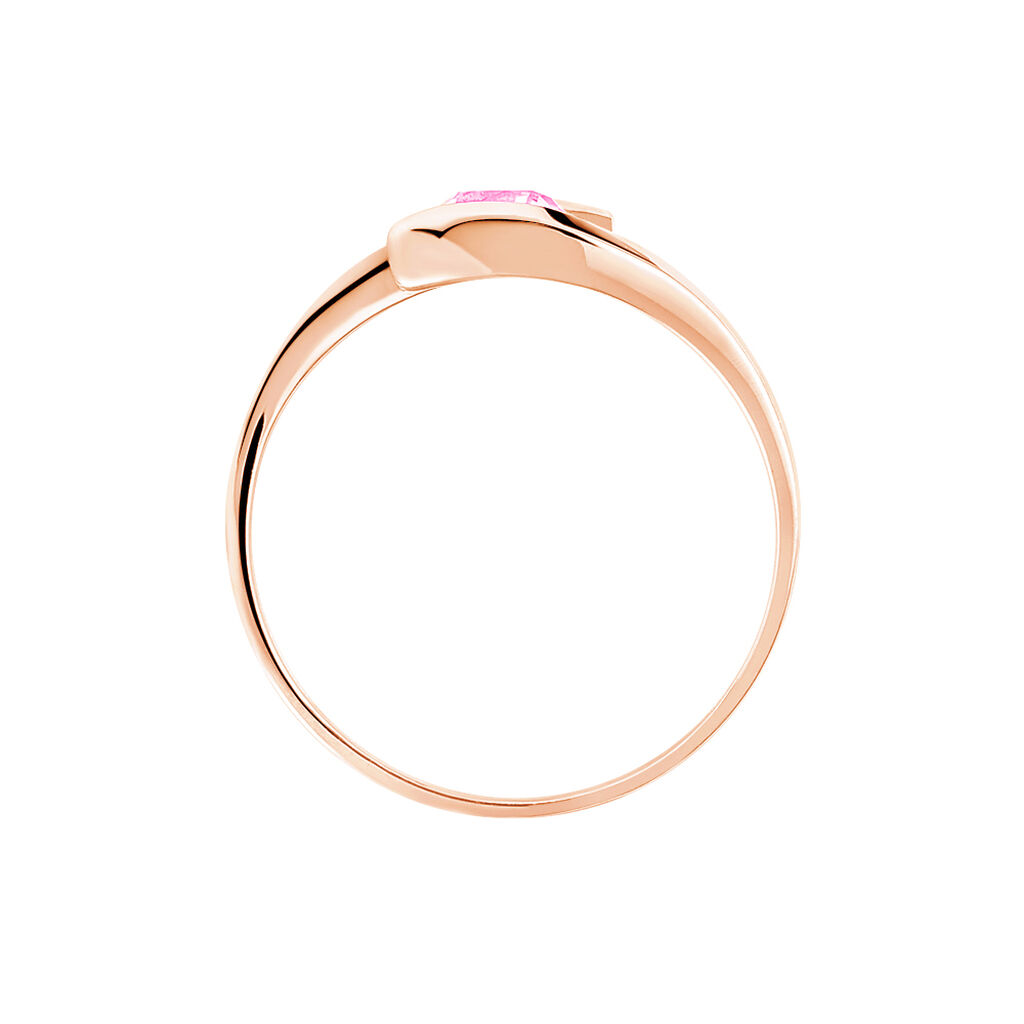 Bague Tiphaine Or Rose Tourmaline
