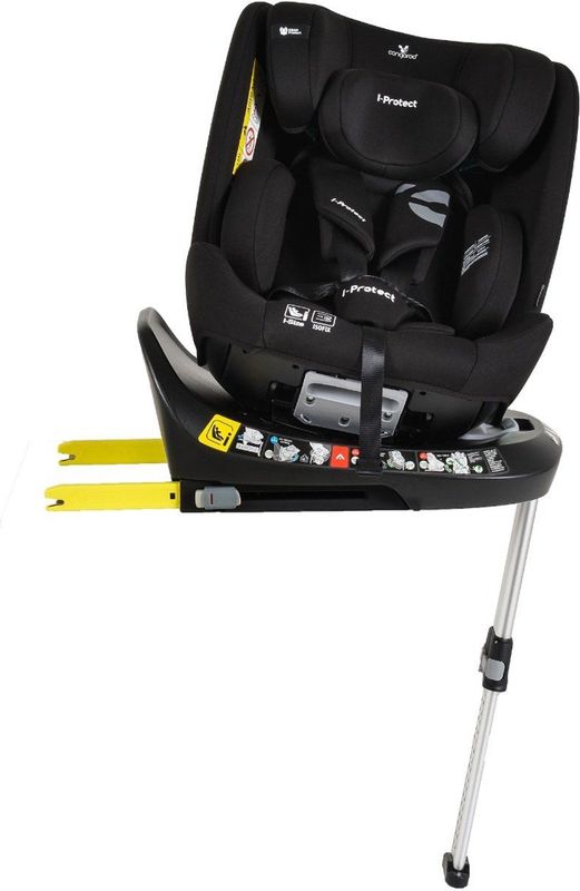 Cangaroo - i-Protect - Autostoel - Anthracite Black - i-Size - 360° Draaibaar