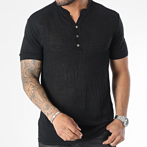 Polo Manches Courtes Noir