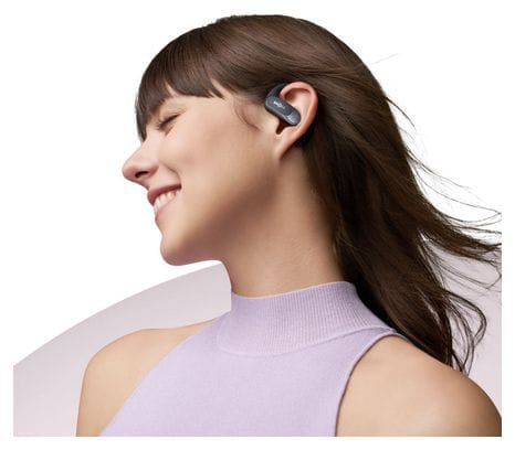 Écouteurs sans fil à oreilles libres Shokz OpenFit Air USB-C Noir
