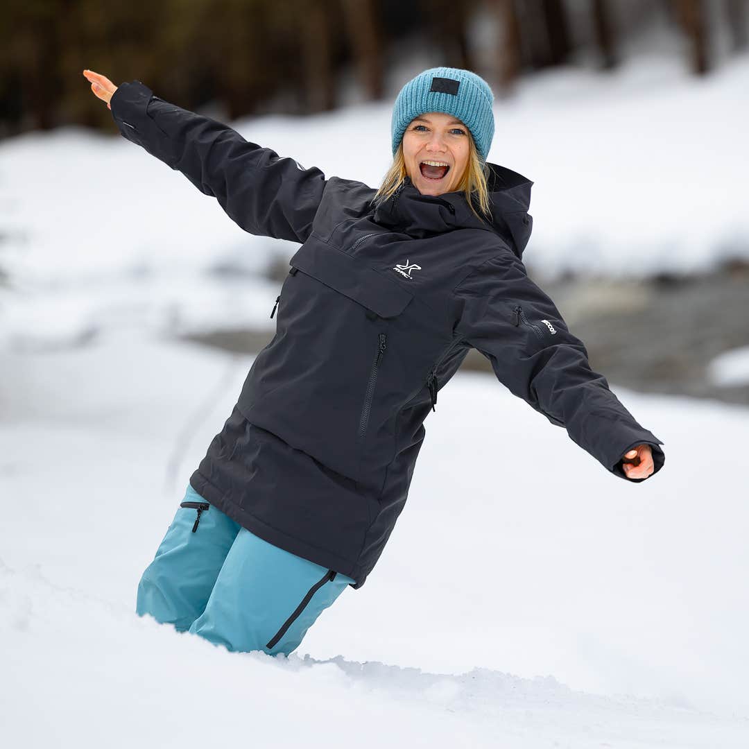 Halo 2L Insulated Ski Anorak Dame Anthracite