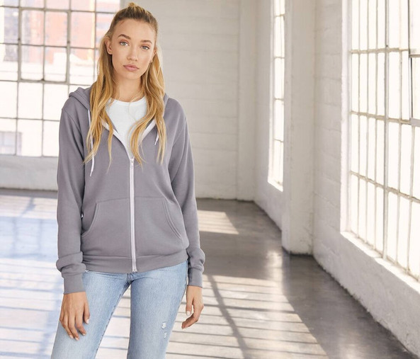 Bella Canvas BE3739 - Sweat capuche zippé unisexe