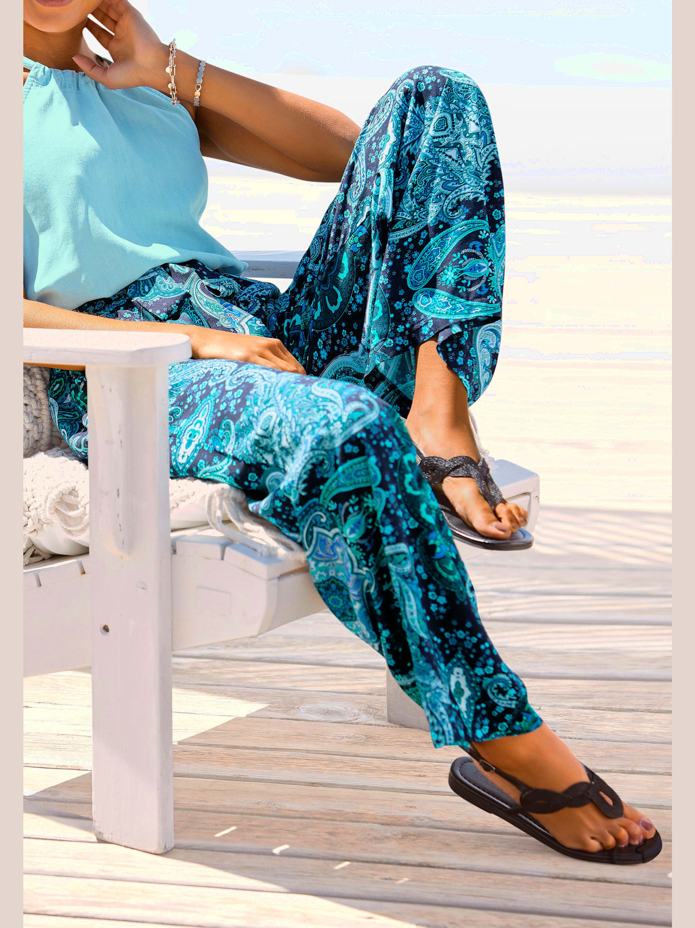Pantalon coupe ample tendance