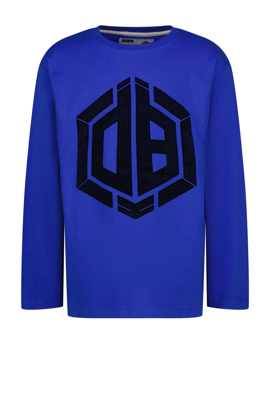 Vingino longsleeve Hanso met logo hardblauw