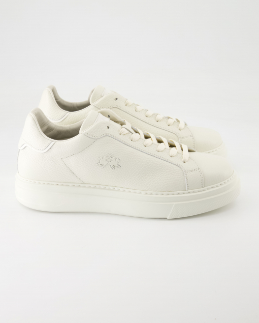 La Martina LFM242.010.3310 Sneaker in Weiß