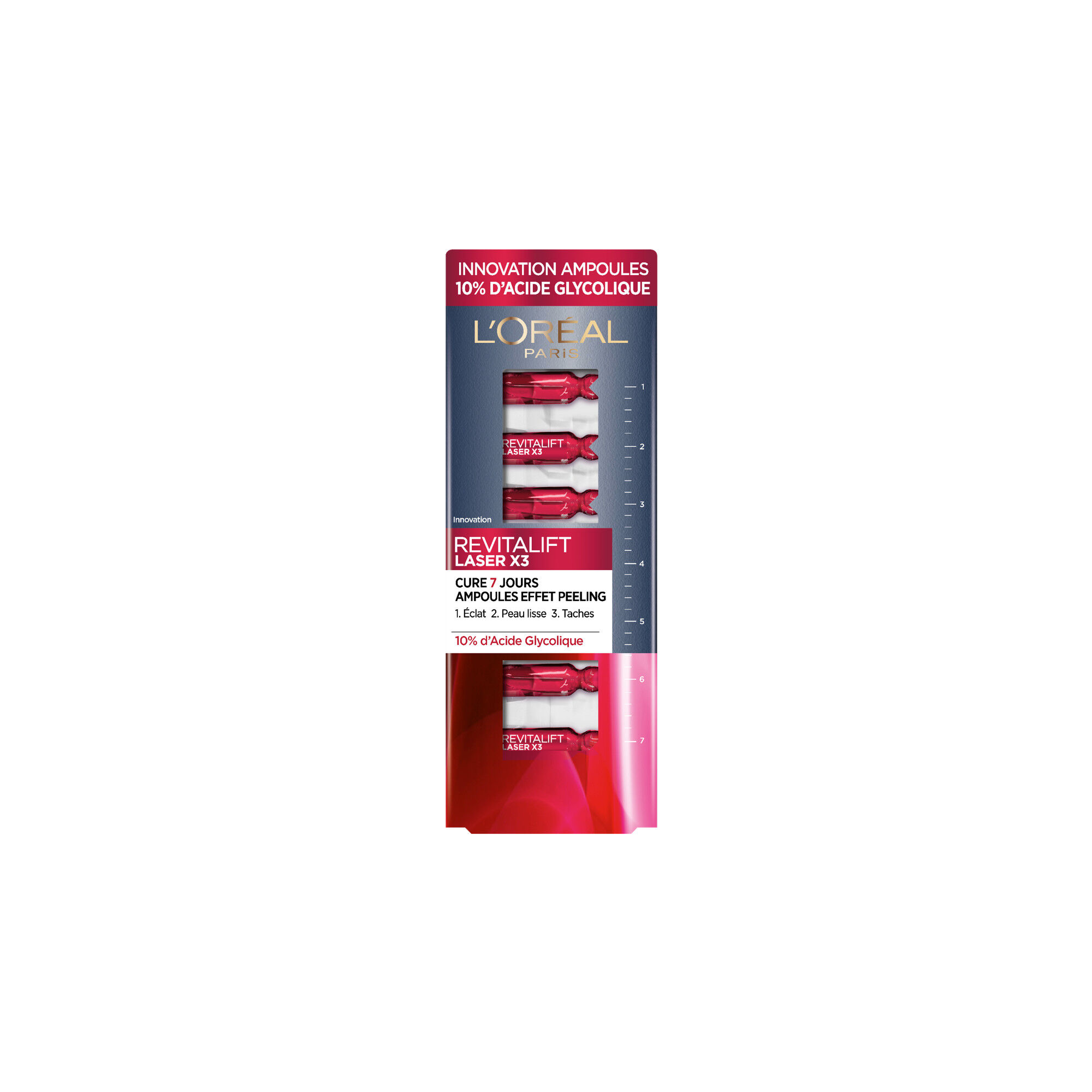 Revitalift Laser Ampoules Effet Peeling Cure 7 Jours 10% Acide Glycolique
