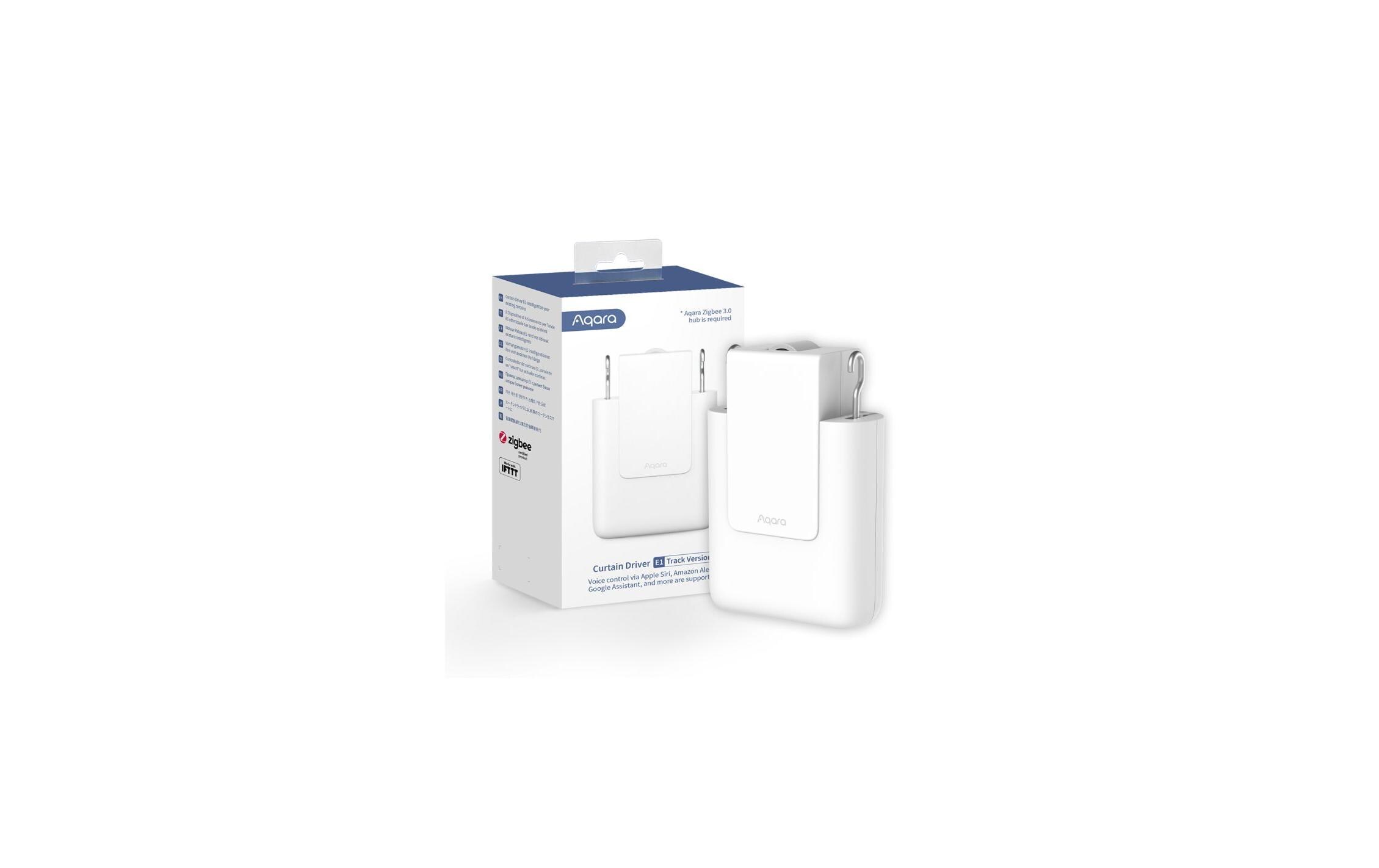 Smart Home Vorhangfahrer (Track Version) E1 Weiss Zigbee 3.0Smart Vorhang Steuerung (Schienen Version)