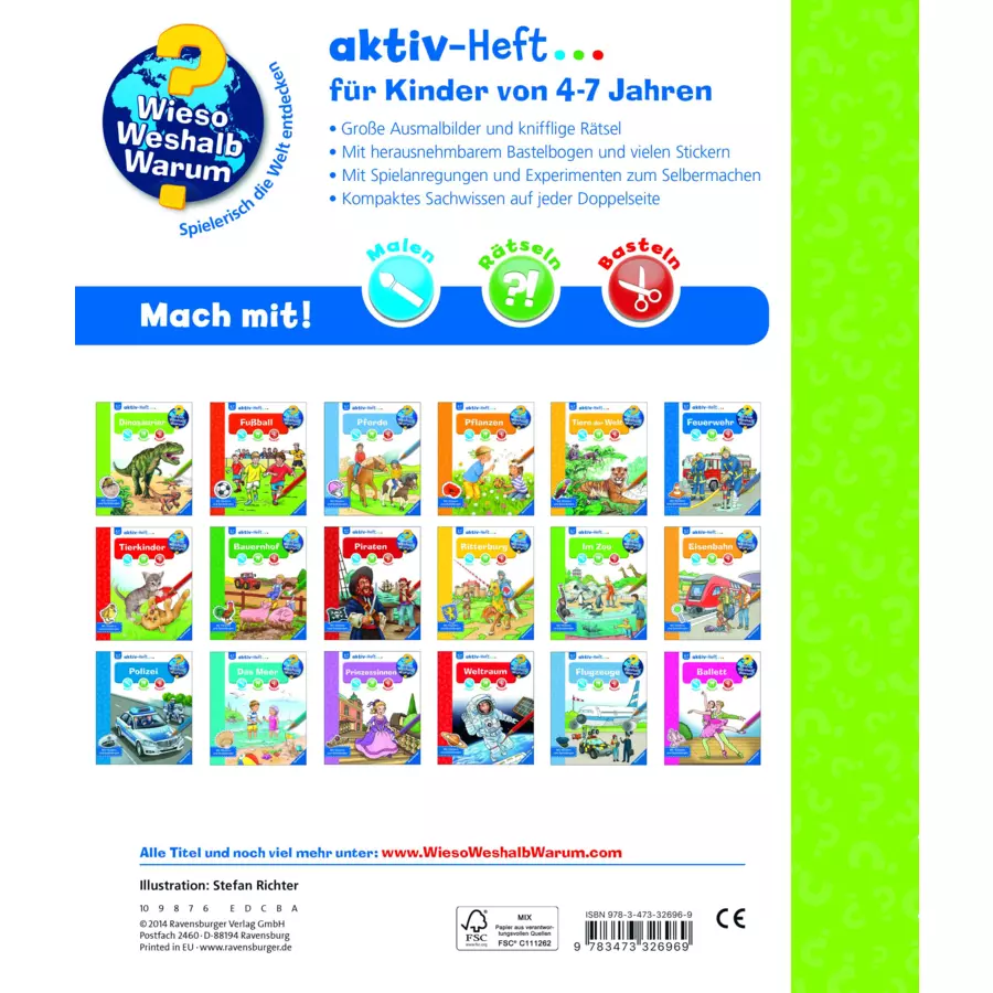 RAVENSBURGER aktiv-Heft - Wieso? Weshalb? Warum? - Dinosaurier