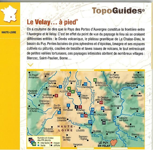 FFRP - P431 LE VELAY A PIED FFRP
