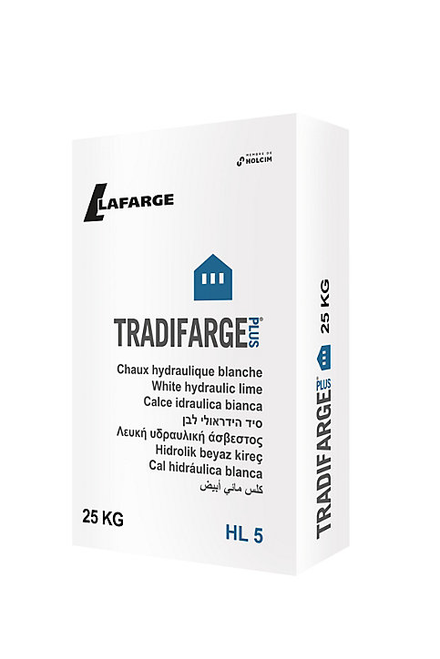 Chaux hydraulique blanche Tradifarge® Plus sac 25kg