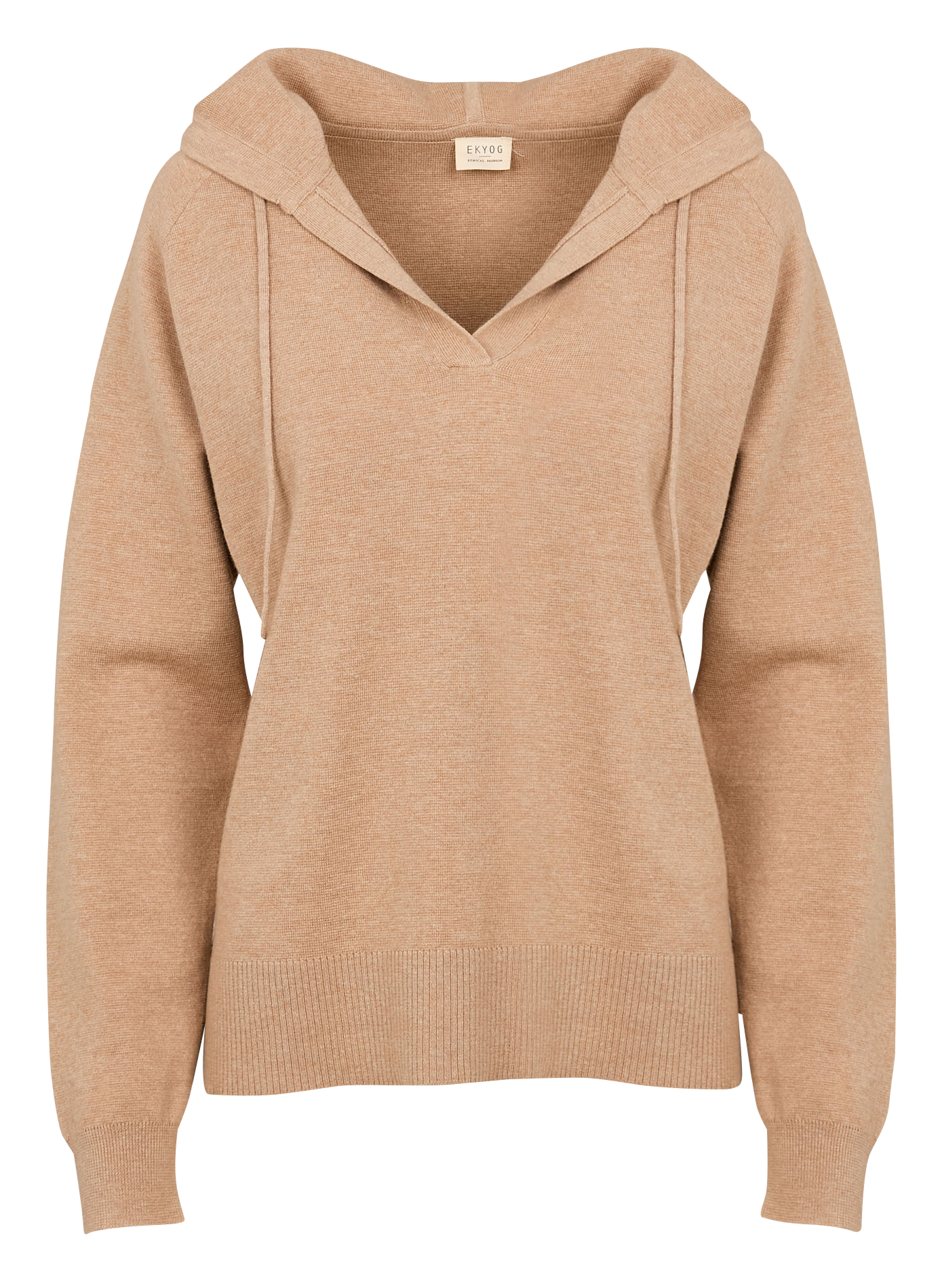 ALABAMA - Sweat à capuche en laine et coton | Beige