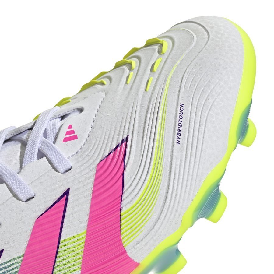 adidas Predator Pro MG Celestial Victory - Blanc/Lucid Pink/Lucid Lemon