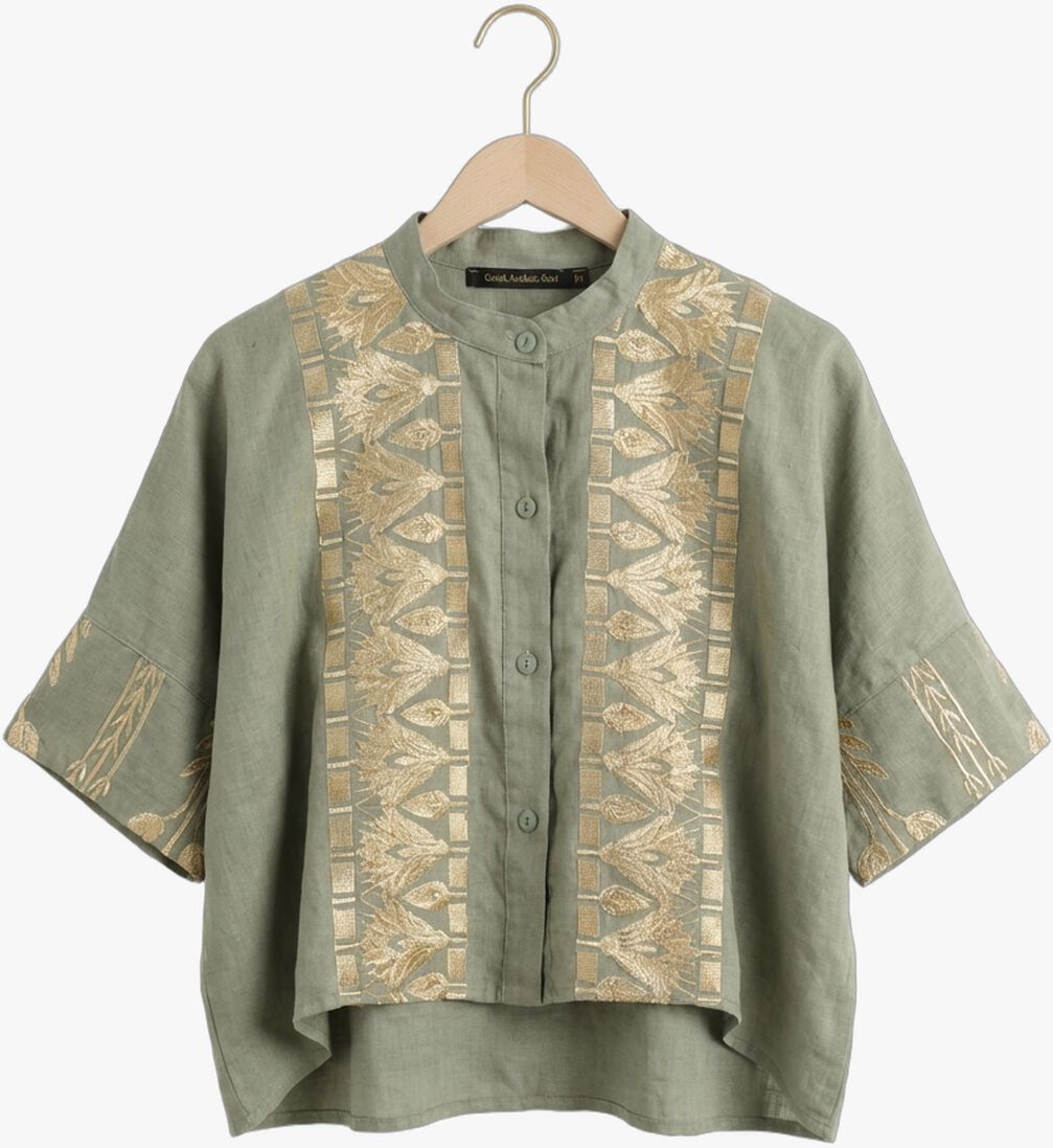 groene greek archaic kori blouses s26k-2075047