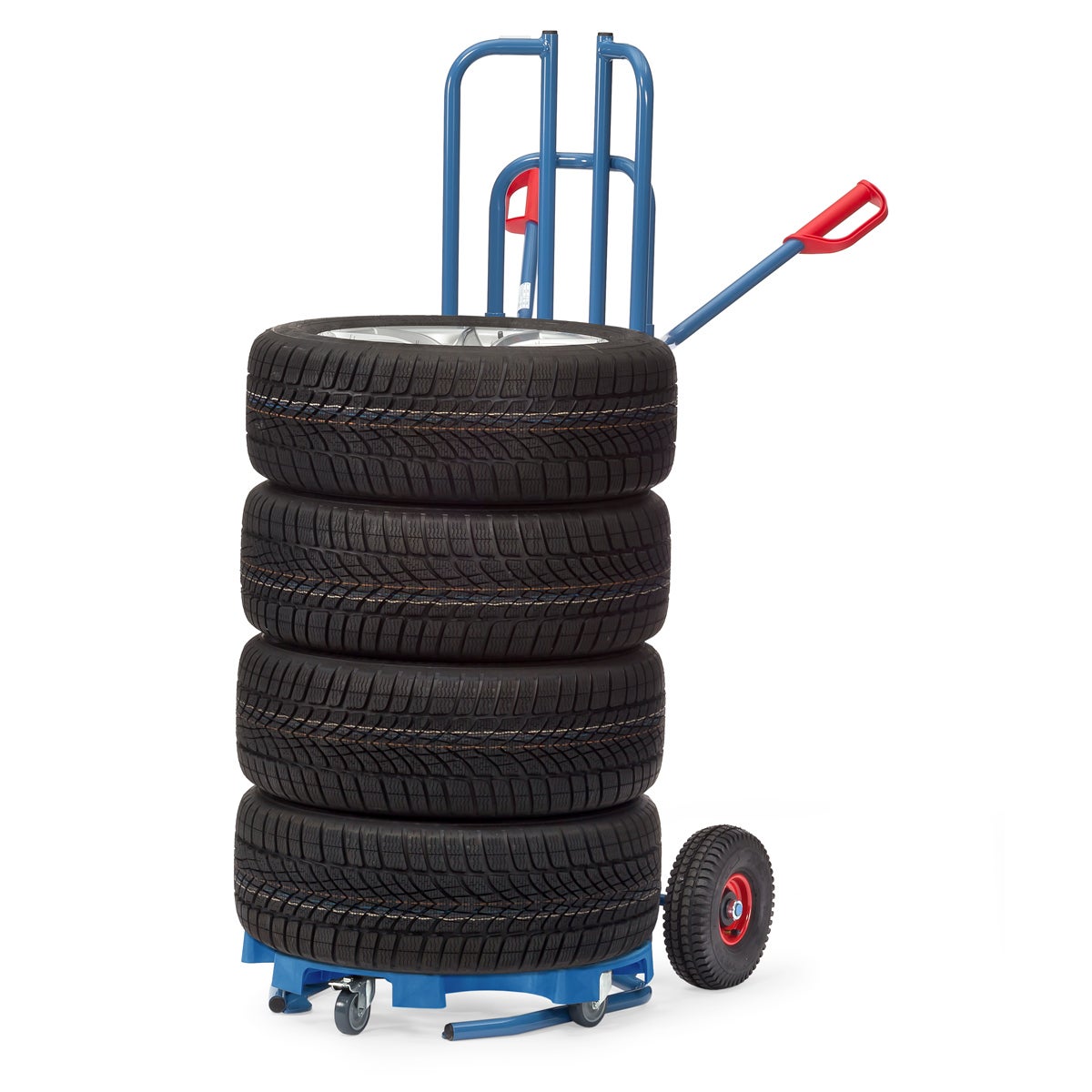Fetra bandenwagen, massief rubber, draagvermogen 180 kg