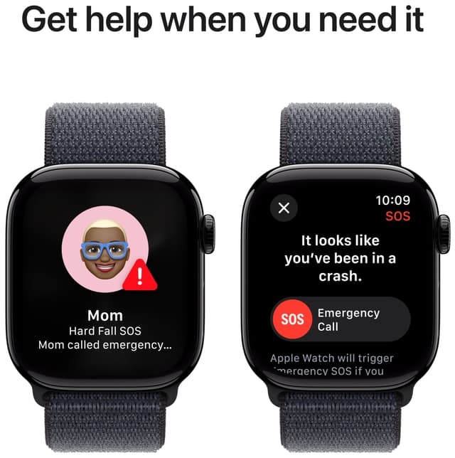 Apple Watch S10 46mm GPS+Cel (Jet Black Alu/Ink sportsloom)