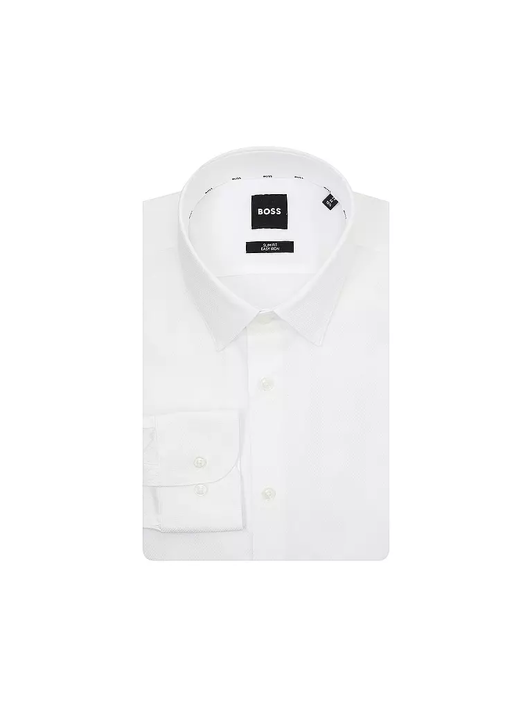 BOSS Hemd Slim Fit weiss