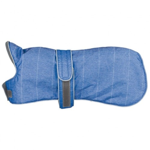 Casaco acolchoado para cães, azul