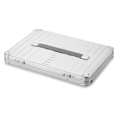 Laptophülle Aluminium, Silberfarben