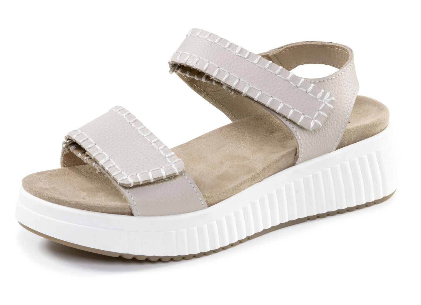 ELENA EDEN, bequeme Damen-Sandalen, Weite H, mit herausnehmbarem Fussbett