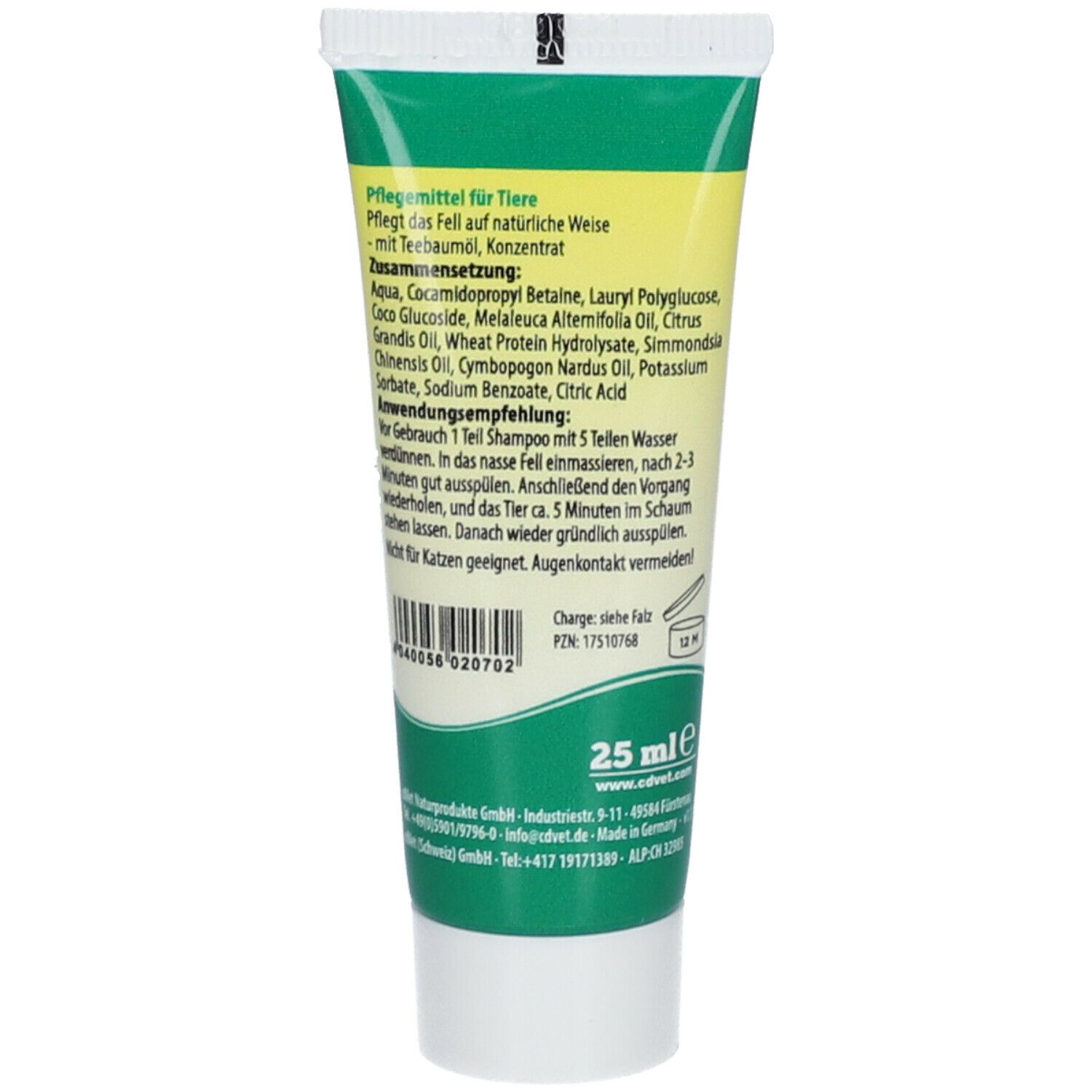 cd Vet Teebaumöl Shampoo
