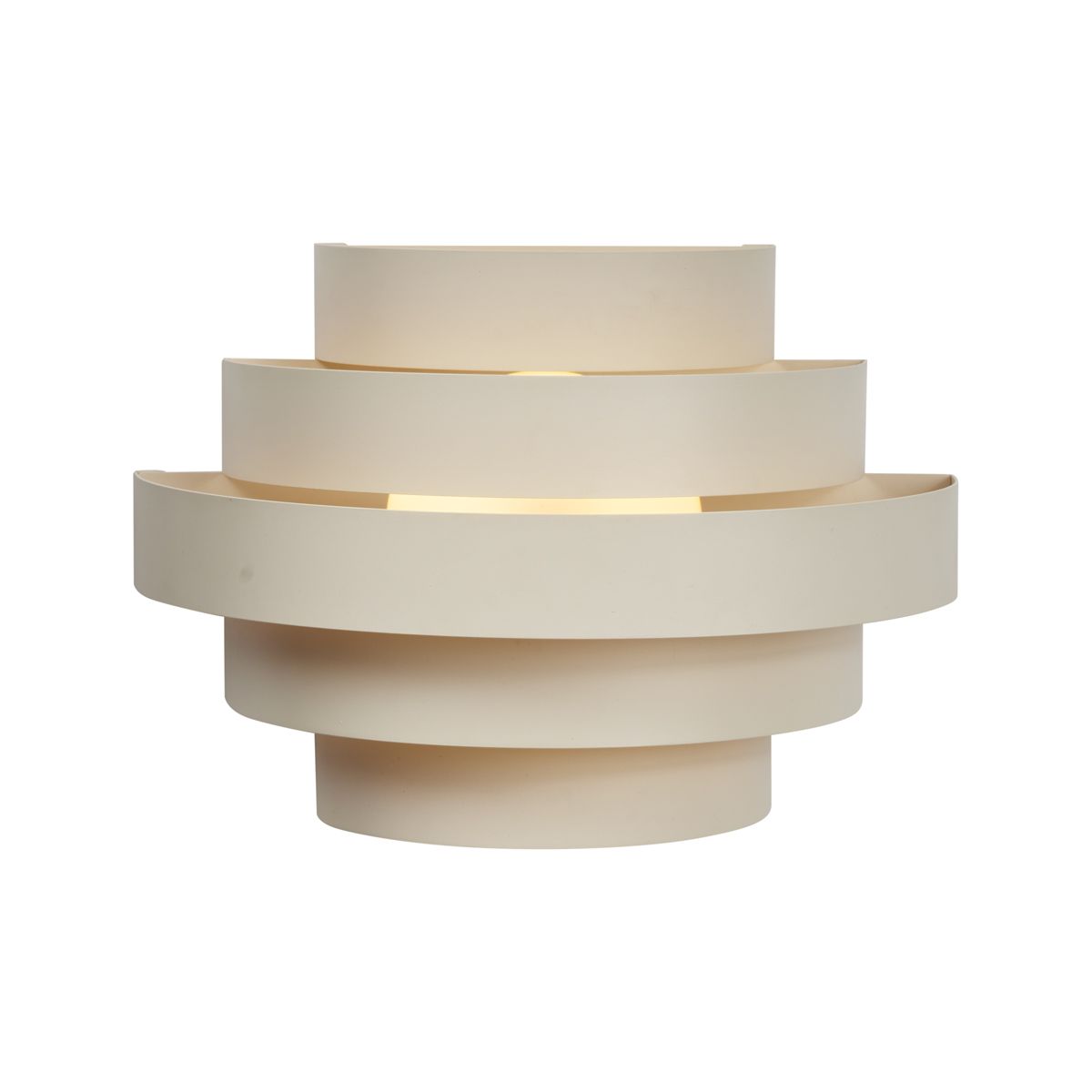 Moderne wandlamp beige incl. LED 3-staps dimbaar - Lines