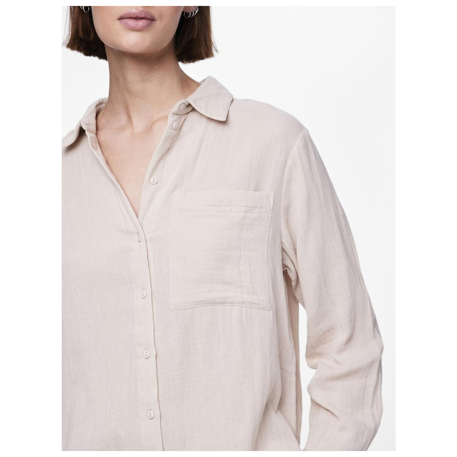 Pieces PCMASTINA LS RELAXED SHIRT