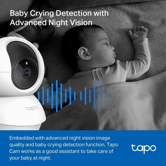 TP-Link Tapo C210 3MP WiFi overvågningskamera til hjemmet
