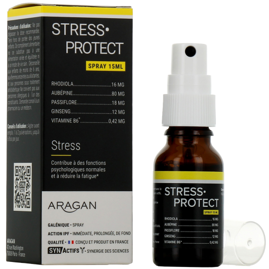 Synactifs Stress Protect spray buccal - Rhodiole et ginseng