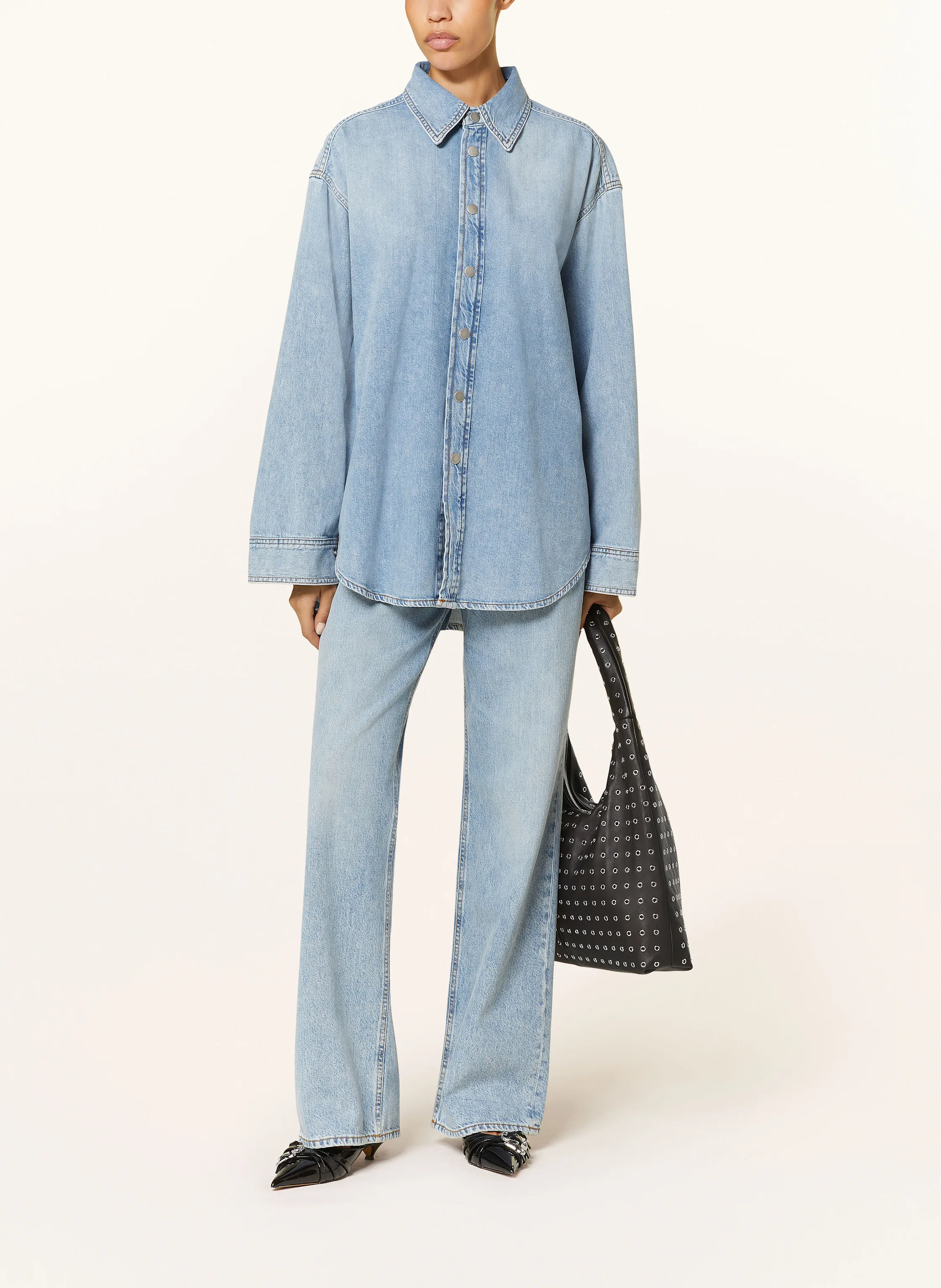 HAIKURE Oversized-Jeansbluse NEW OFELIA