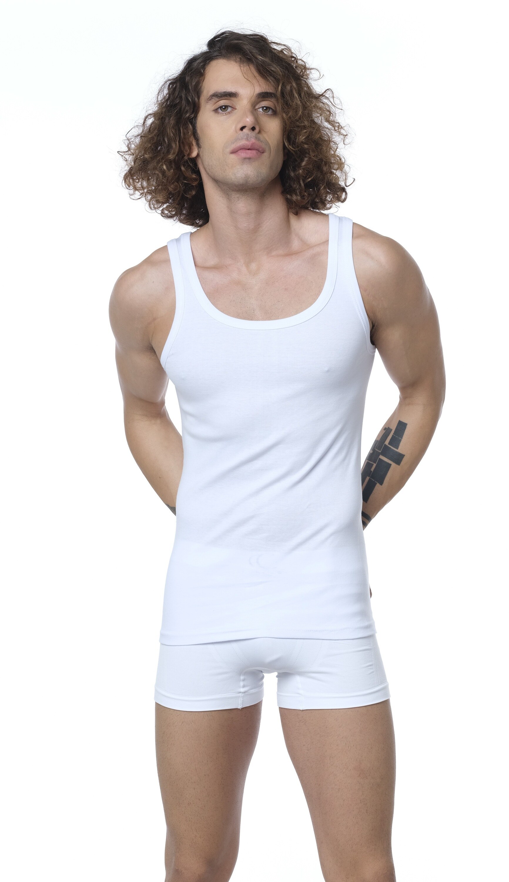 Clark Crown® Tank Shirt 4 Stück aus Baumwolle
