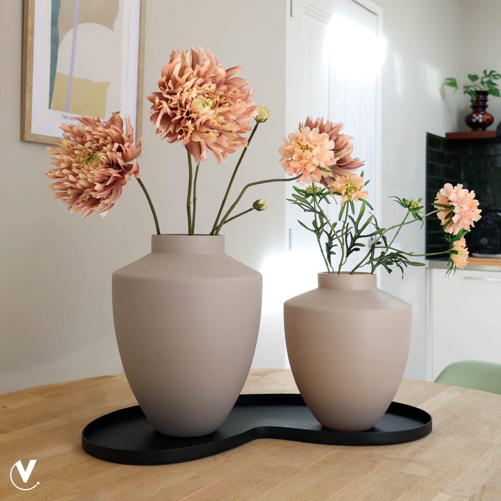 Vase The World - Tugela S matte ivory Ã24,5 x H29 cm