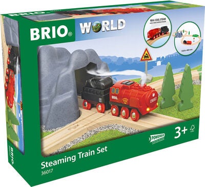 Brio 36017 Damplokomotiv Togsett