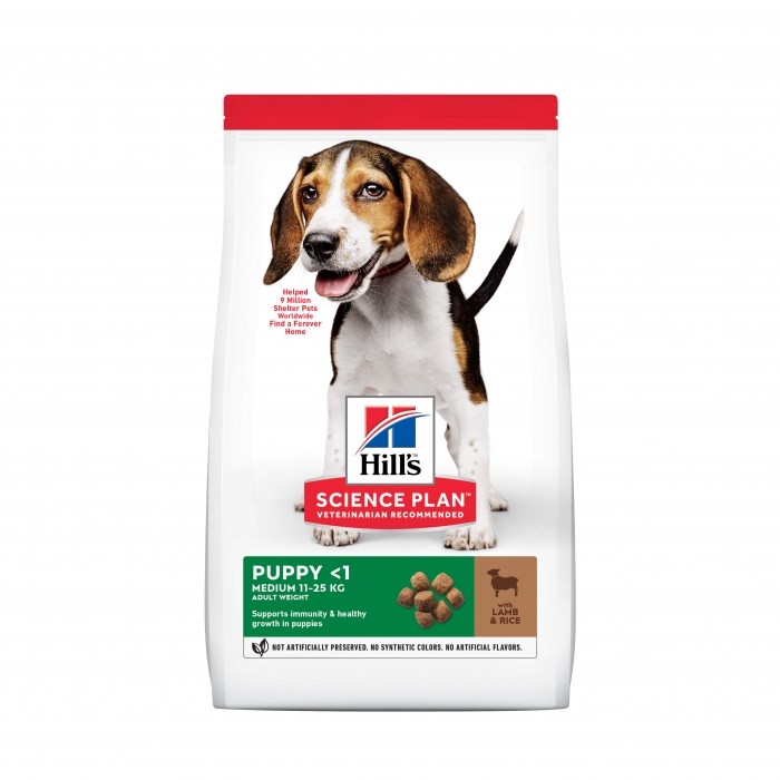 HILL'S Science Plan Medium Puppy à l'Agneau - Croquettes pour chiot