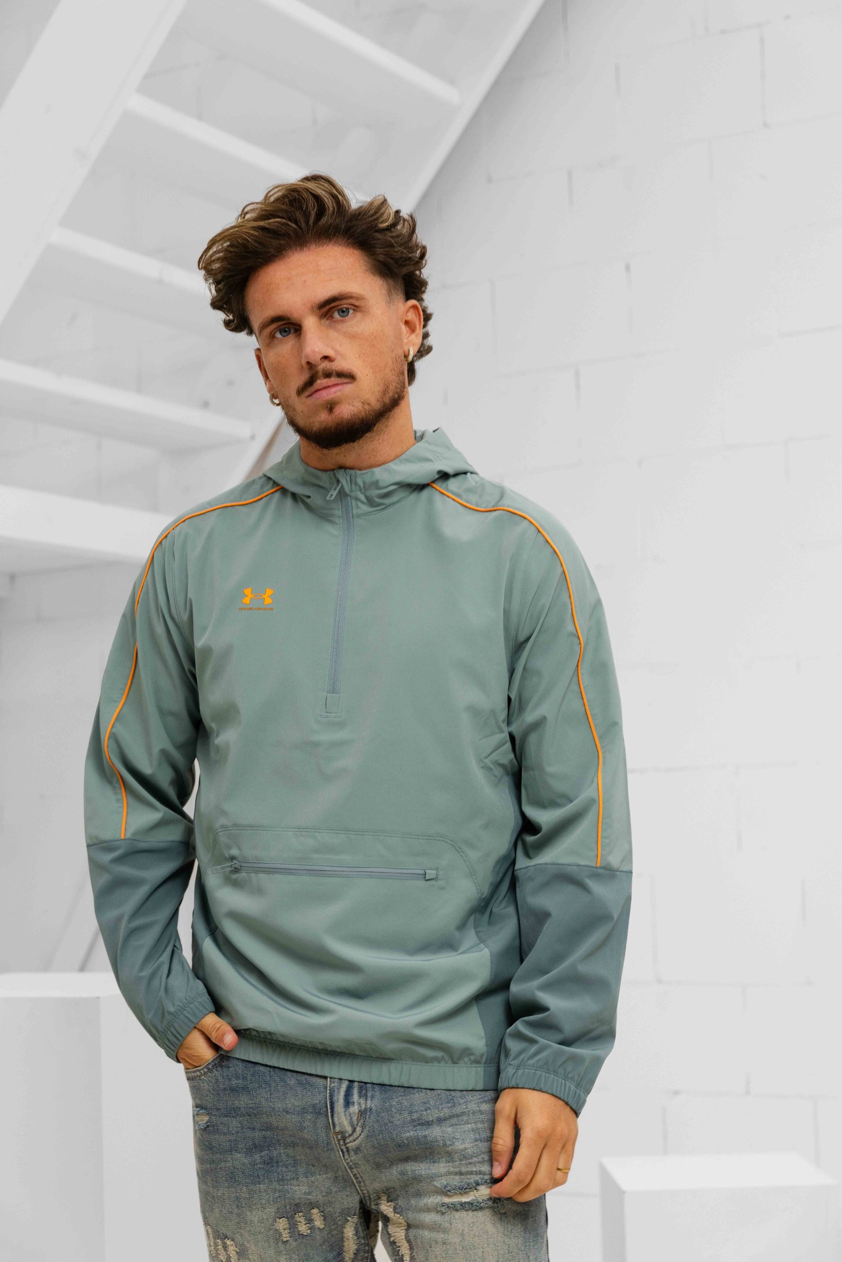 Under Armour Challenger Warming-Up Jack Heren Blauw