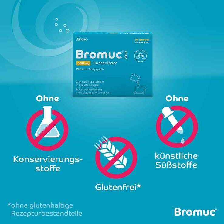 Bromuc akut 600 mg Hustenlöser , 10 St