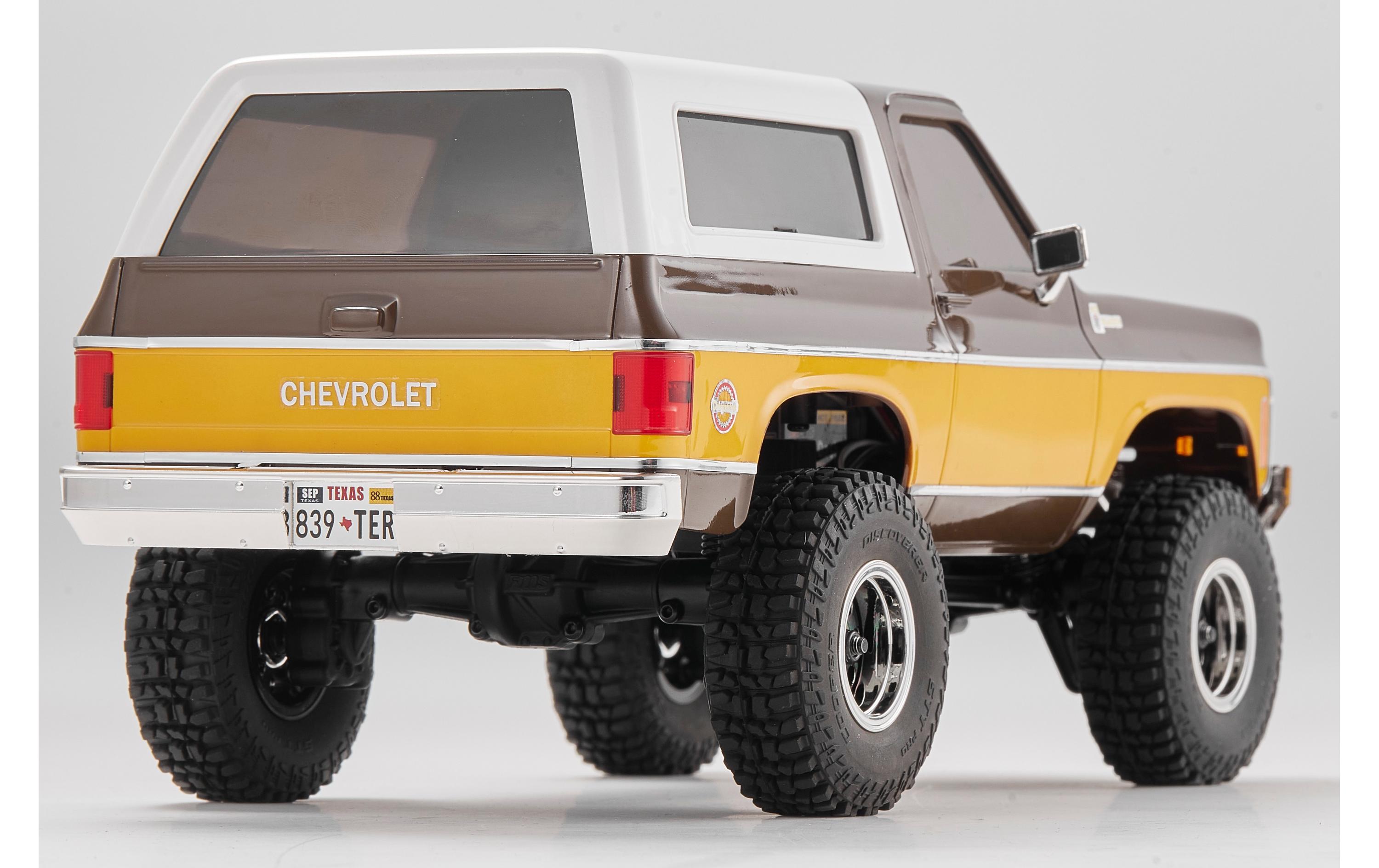 Scale Crawler Chervolet K5 Blazer, Braun, RTR, 1:24<br>FCX24 Mini Rock Crawler mit detaillierter Chevy Blazer Karosserie und 2-Gang Getriebe