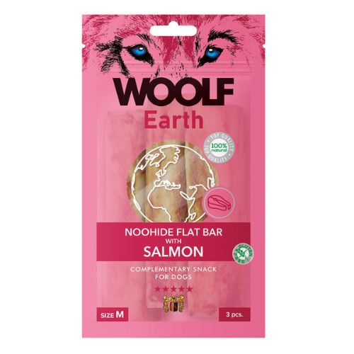 Barra plana Woolf Earth Noohide M com salmão