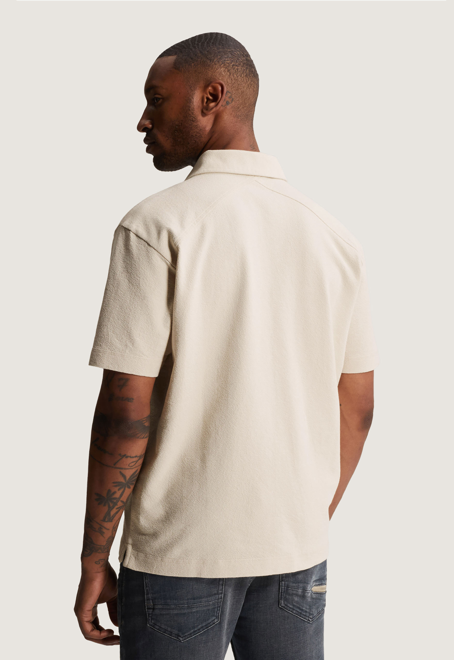 Cast Iron Relaxed Structured Polo