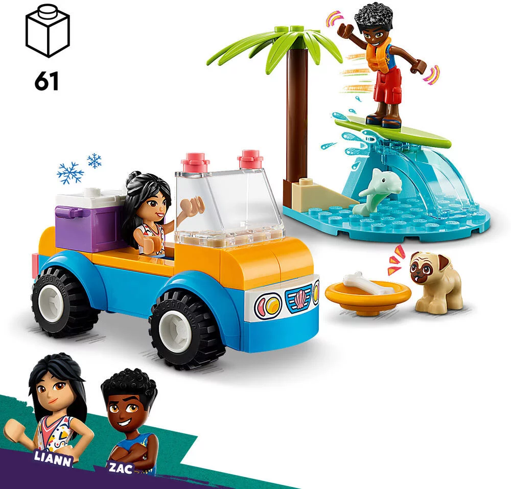 LEGO®FRIENDS 41725 - LA JOURNEE A LA PLAGE EN BUGGY