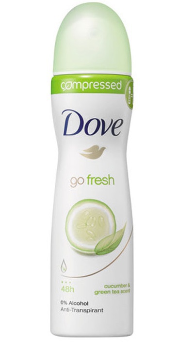 Dove Deospray compressed go fresh cucumber 75ml