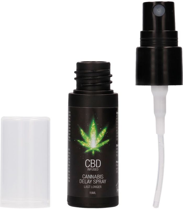 Shots - Pharmquests CBD Cannabis Vertragingsspray - 15 ml transparent