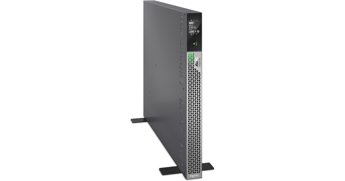 APCSmart-UPS Ultra On-Line 2200VA Li-ion SRTL2KRM1UIC ups  (Donkergrijs/zilver, 2200 W, 1U, 3x C13 + 2x C19, SmartConnect, verlengde runtime, met rail-kit)