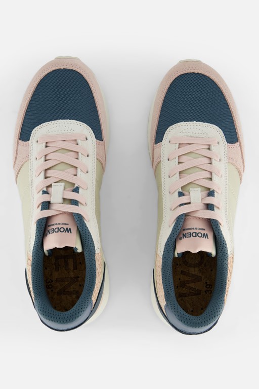 Woden Ronja Multi Sneakers beige Textiel