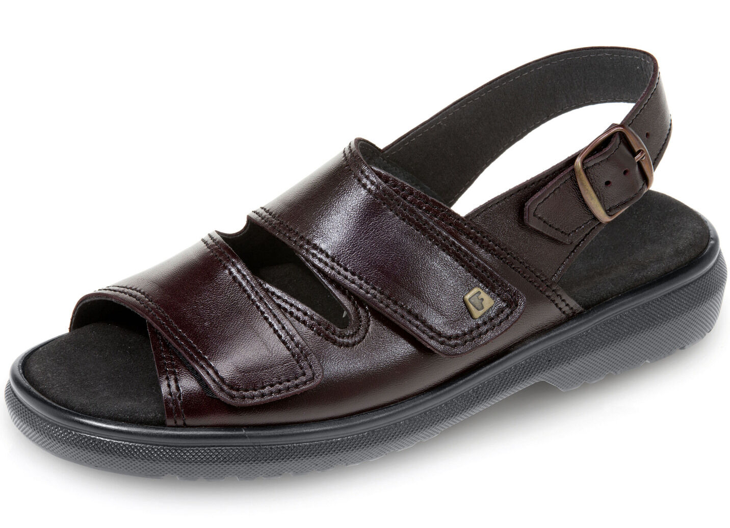 Bequeme Herren-Sandalen, Weite K, mit herausnehmbarem Fussbett